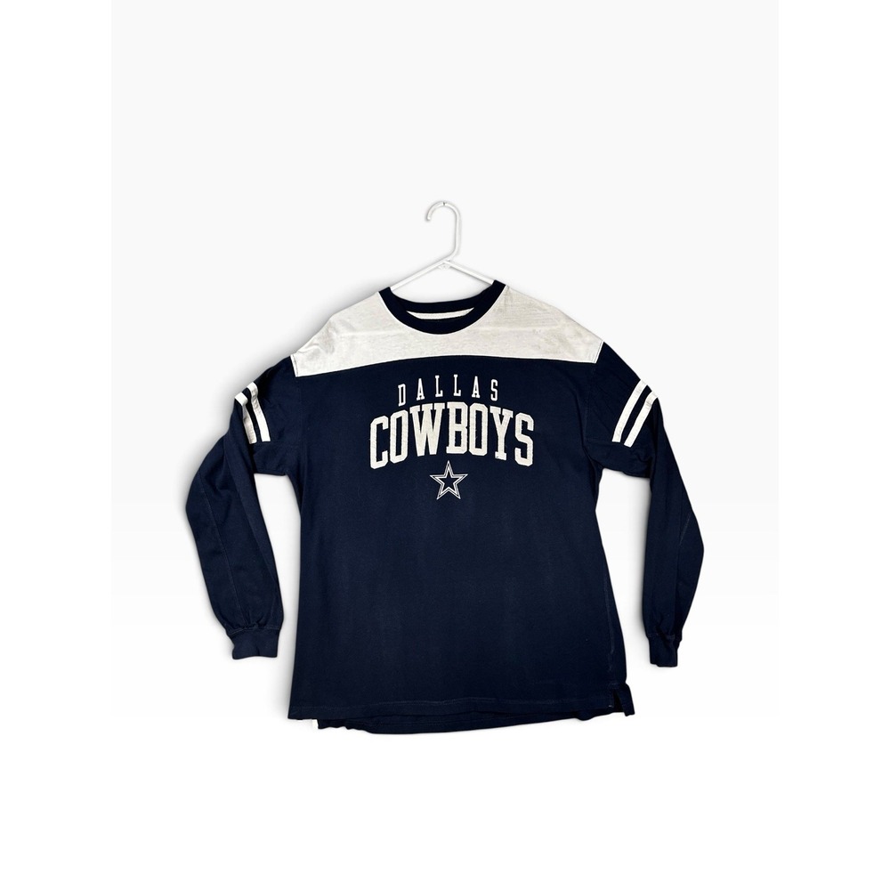 Dallas Cowboys Long-Sleeve Color-block Pullover Shirt Size XL Authentic Apparel